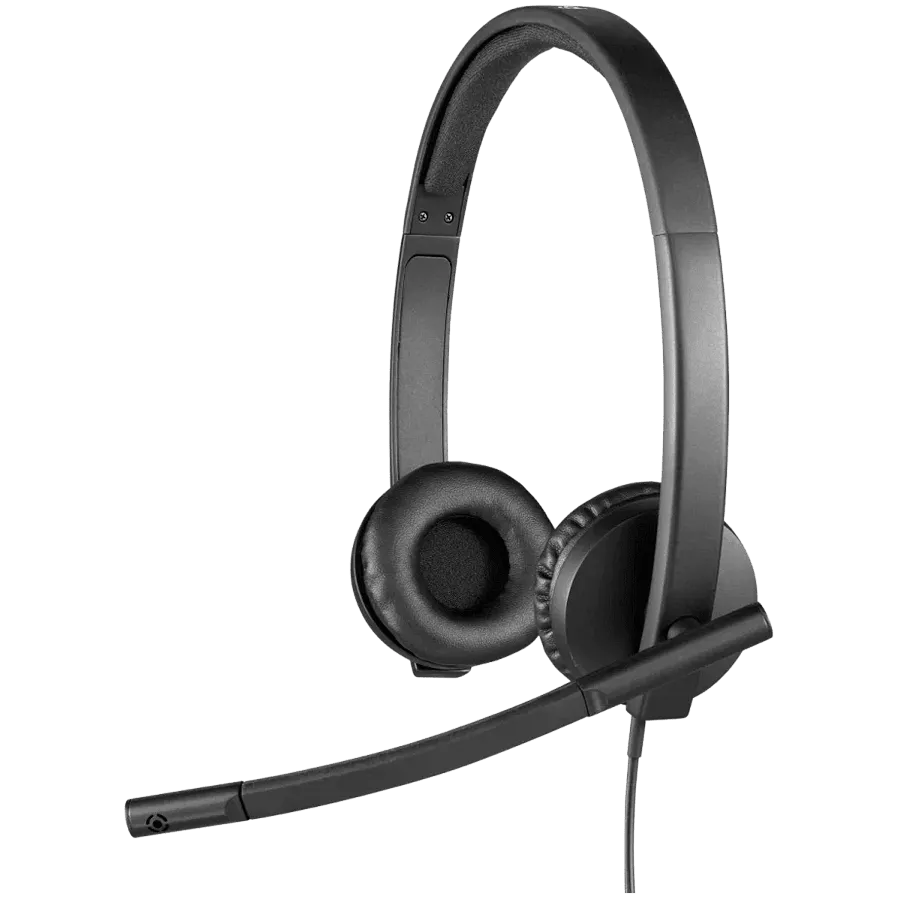 Casti Over-Head LOGITECH Casti LOGITECH, H570e, USB, cu fir, negru