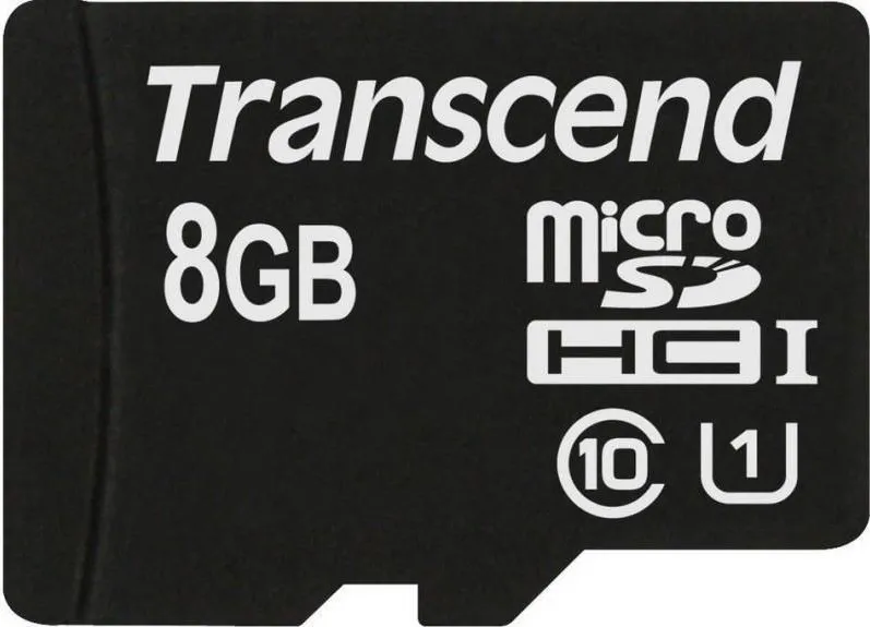 Card de Memorie Transcend Micro SDHC 8GB Clasa 10 + Adaptor SD