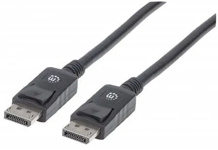 MANHATTAN Manhattan Monitor Cable DisplayPort to DisplayPort, M/M, Black, 1m