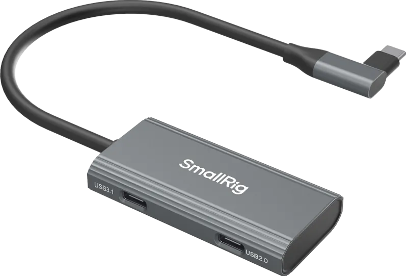 Adaptor SmallRig SmallRig 4598 USB-C Hub 4-in-1 PD/USB-C 3.1/USB-C 2.0 with Audio Adapter