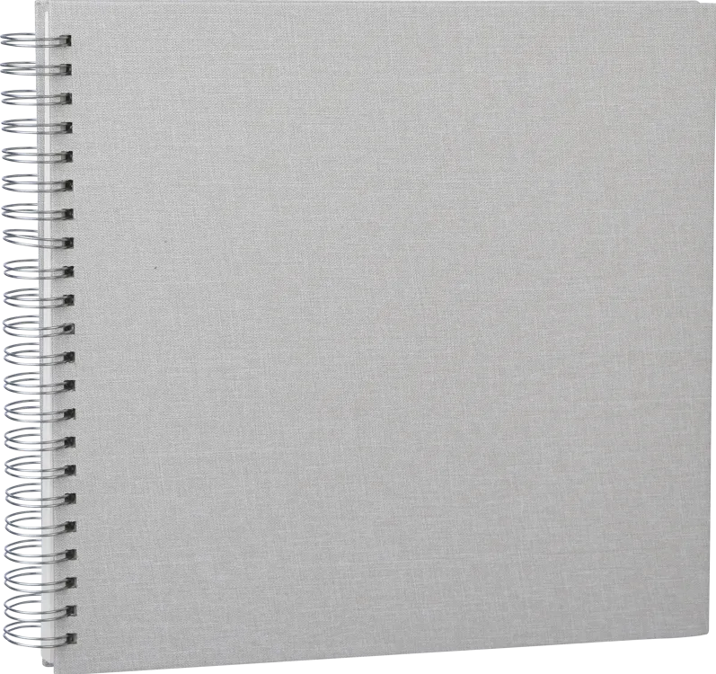 Album foto FOCUS Essence Wire-O 30x30 cm gri cu foi negre