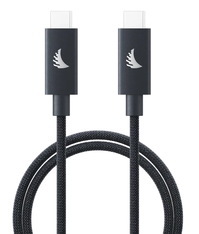 Angelbird Cable I USB-C 4.0 I Solid Flex Cable I Blue Gray I 1 m