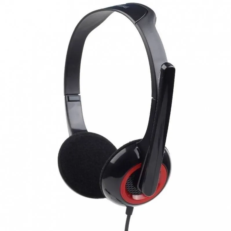 Casti Over-Head Gembird MHS-002 Black