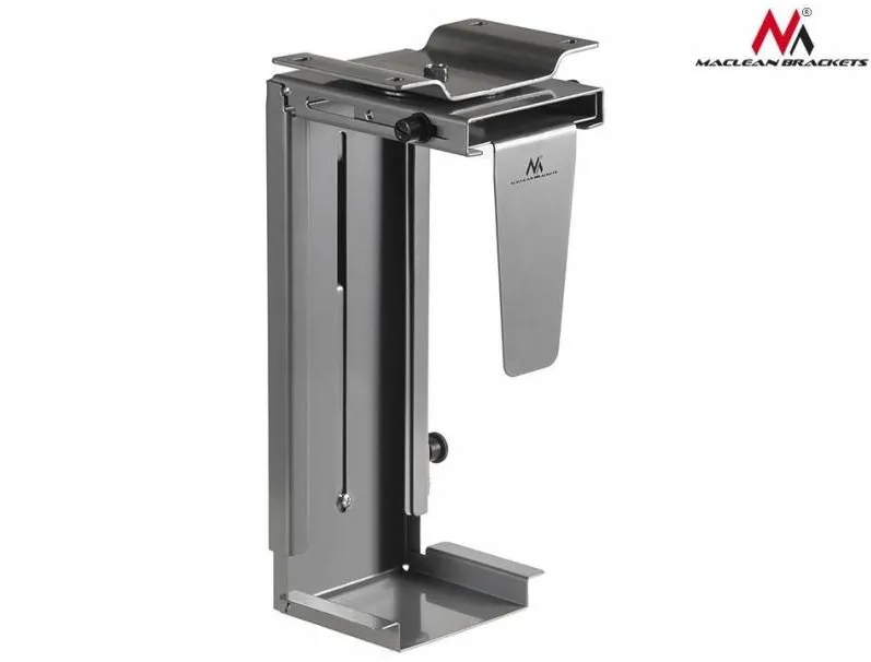 MACLEAN MC-713 S Adjustable Under-Desk /Wall CPU Mount
