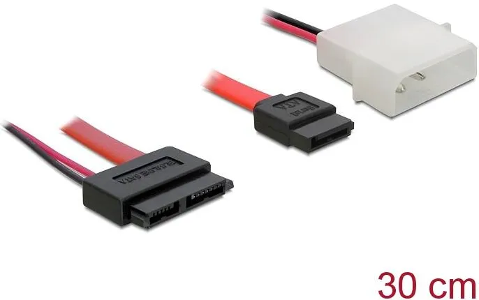 Cablu DELOCK 84390, SATA Slimline ALL-in-One - SATA - 30 cm