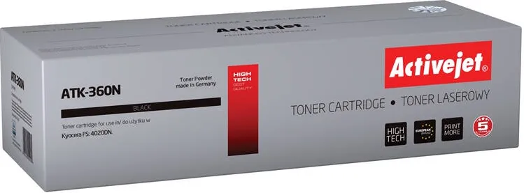 Toner imprimanta ACTIVEJET COMPATIBIL ATK-360N for Kyocera printer; Kyocera TK-360 replacement; Supreme; 20000 pages; black