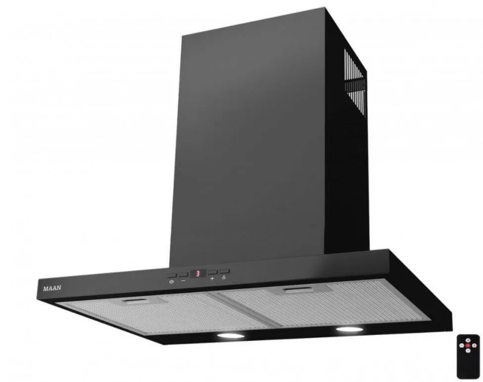 MAAN Hota Siena Soft 60, 320 m3/h, 61 dB, LED, 3 viteze, 59.6 cm, negru