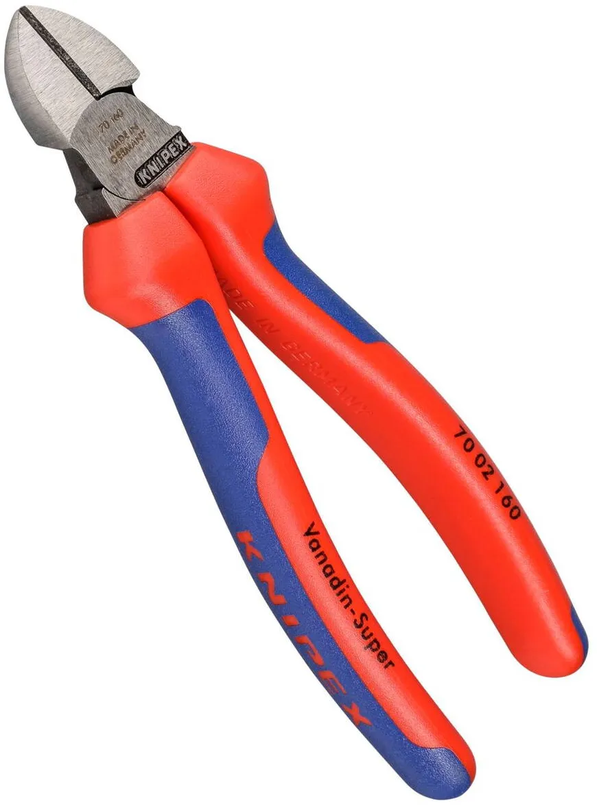 KNIPEX cutter diagonal black atramentized polished 160 mm