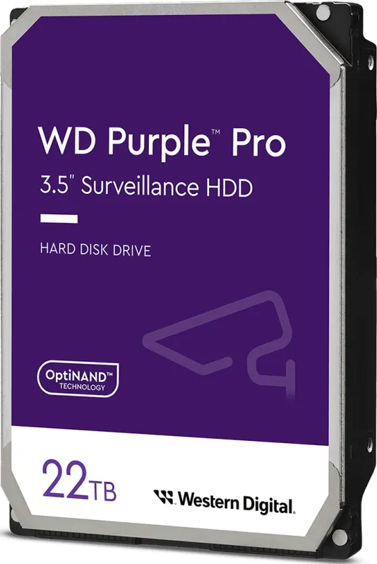 Hard Disk WD Purple Pro 22TB SATA-III 7200RPM 512MB