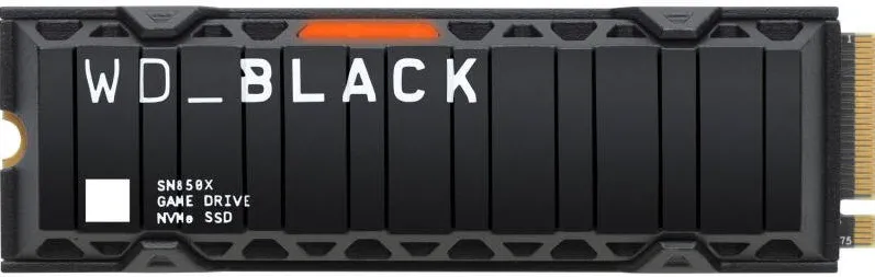 SSD WD Black SN850X Heatsink 1TB PCI Express 4.0 x4 M.2 2280