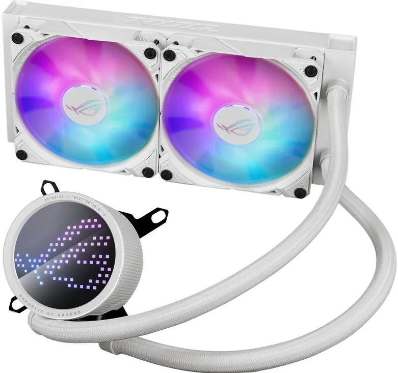 Cooler Asus ROG Ryuo III 240 ARGB - 240 mm, Alb