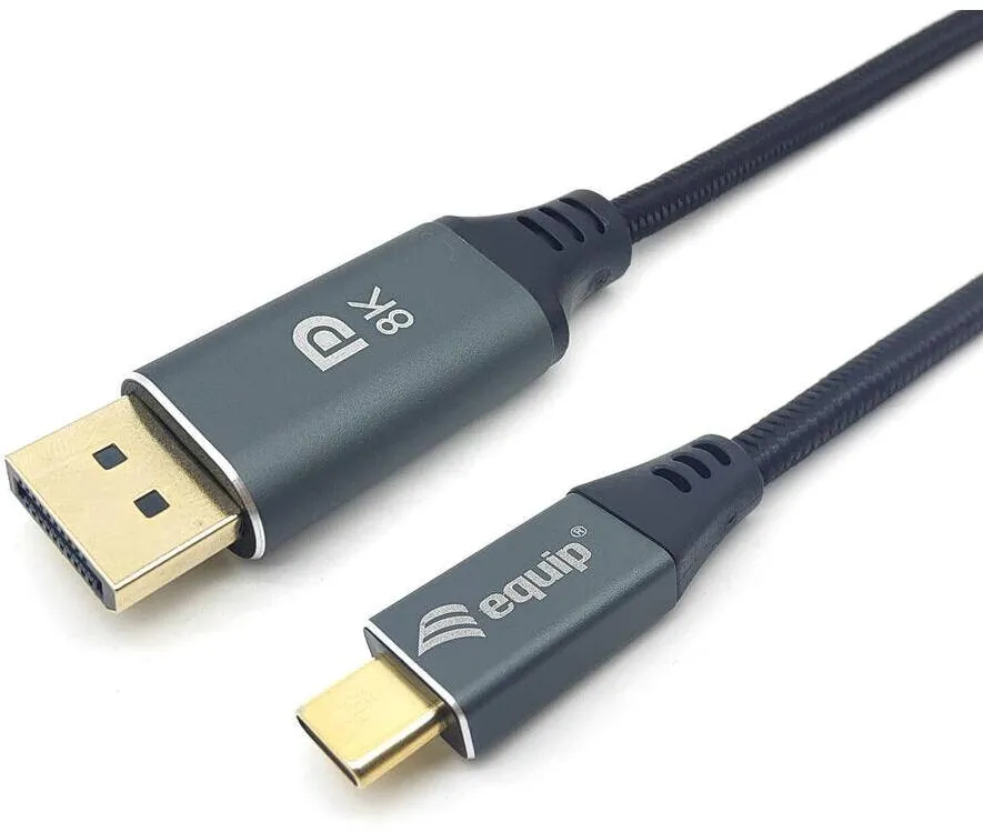 Adaptor EQUIP USB-C -> DisplayPort 8K60Hz 2.00m Negru