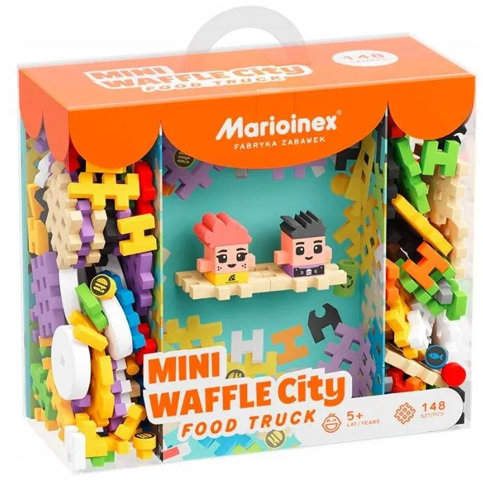 Set Jucarii Marioinex Blocks Waffle mini - Food Truck