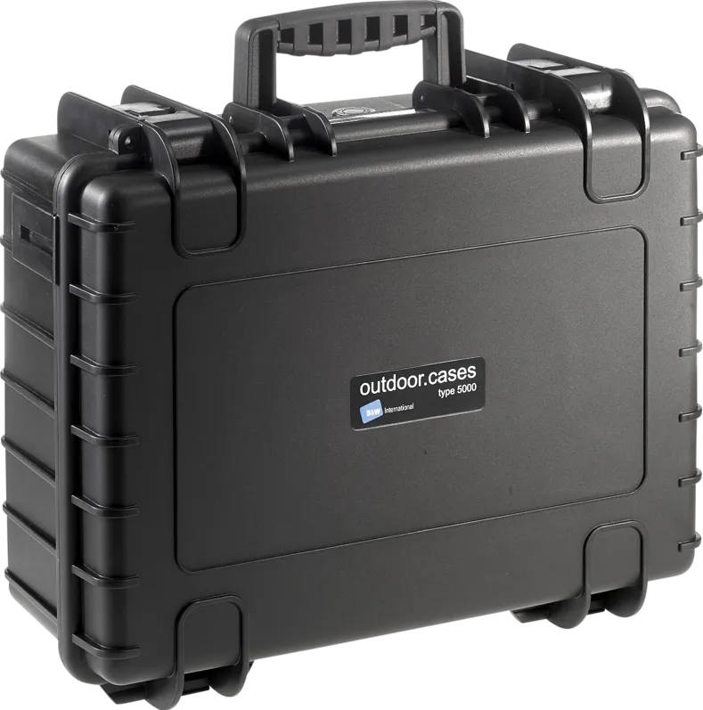 Valiza rigida BW Outdoor Cases tip 5000 cu spuma pentru 5 obiective SAMYANG XEEN CF (inclusiv 35mm T1.5) Sony E
