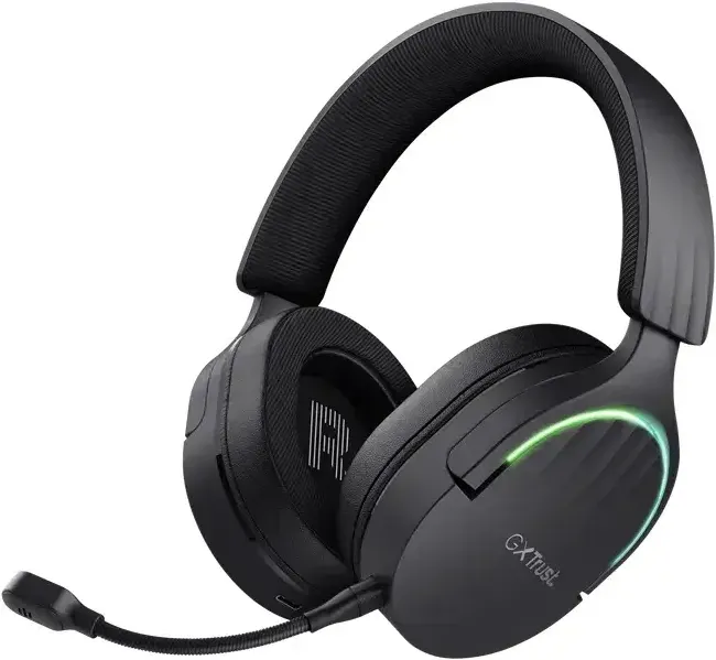 Casti TRUST Casti Trust GXT 491P Fayzo cu fir, negru