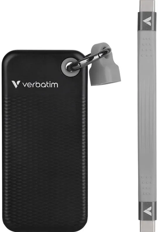 SSD Extern VERBATIM Pocket SSD USB 3.2 1TB Black/Grey