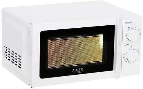 Cuptor cu Microunde Adler AD 6205 Microwave oven, 5 power levels, Capacity 20L, Defrost function, Microwaves power 700W