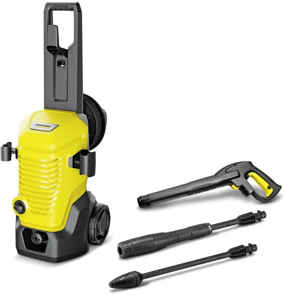Karcher Kärcher high-pressure cleaner K 4 WCM Premium (yellow/black, with dirt blaster and hose reel)