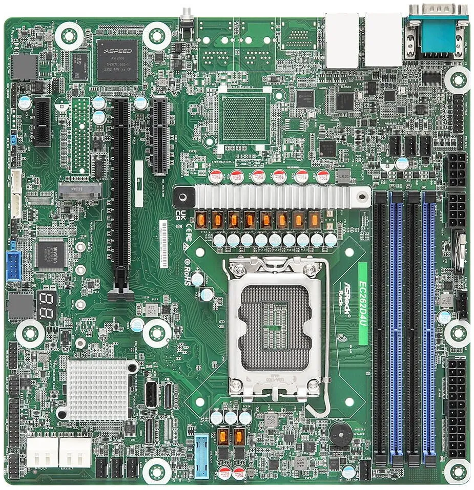 Placa de baza server ASRock EC262D4U motherboard Intel C262 LGA 1700 micro ATX
