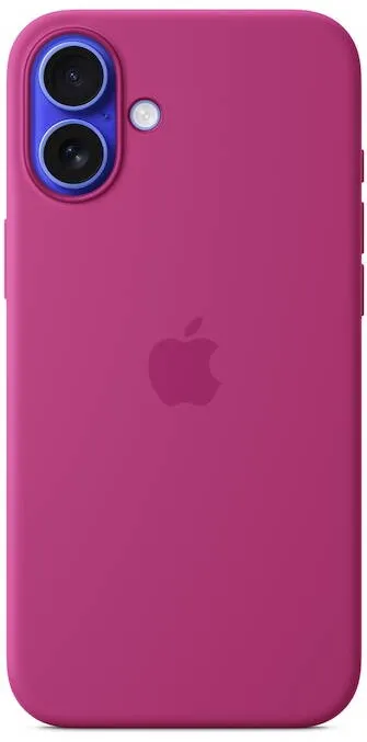 Husa de protectie Apple Silicone Case with MagSafe pentru iPhone 16 Plus - Fuchsia