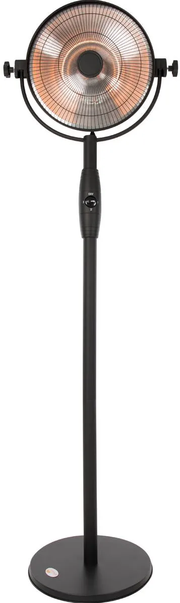 SUNRED RSS16 Heater, Retro Bright Standing, Power 2100 W, Black