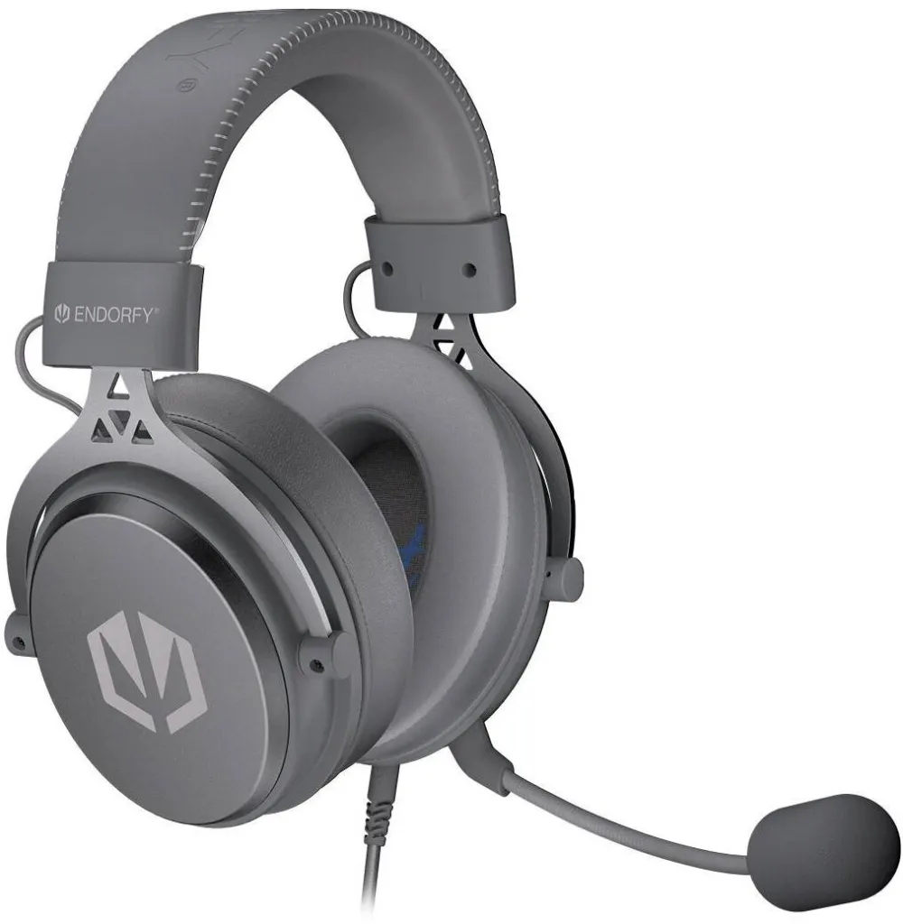 Casti Over-Head Endorfy Casti cu fir Endorfy Viro Plus, 7.1, USB, gri