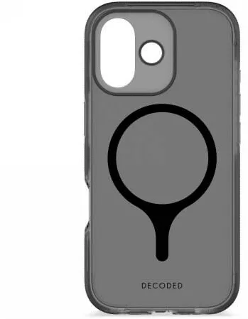 Decoded Carcasa Decoded DropTec Transparent Backcover cu MagSafe compatibila cu iPhone 17, Negru
