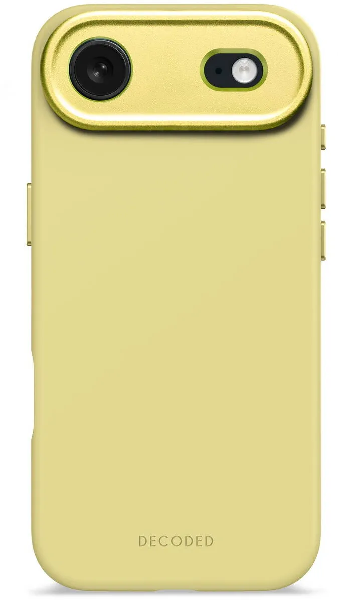 Decoded Husa din Silicon Antimicrobian DECODED pentru iPhone 17 Air - Yuma Yellow