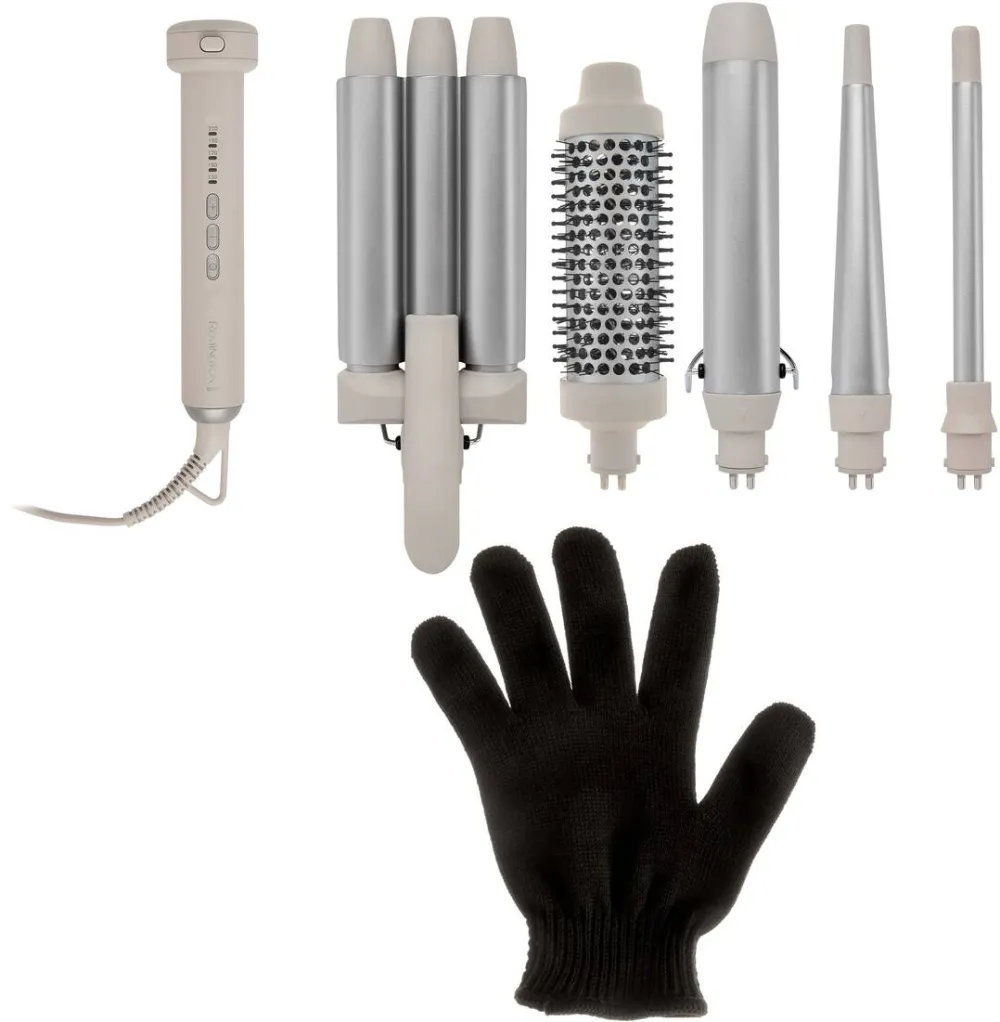 REMINGTON Ondulator 5 in 1 Remington Trendology, ceramic, temperatura maxima 210C, accesorii interschimbabile