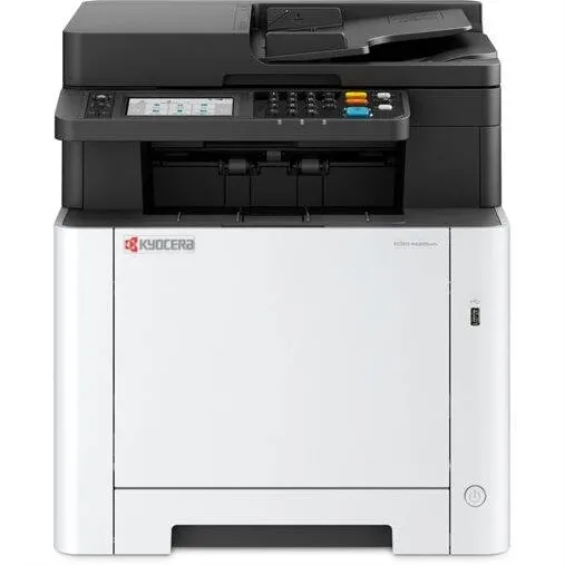 Imprimanta multifunctionala KYOCERA Imprimanta multifunctionala laser color A4 Kyocera Ecosys MA2600CWFX, Retea, Wireless, Usb, Duplex automat printare, scanare copiere, tava frontala 250 coli si tava multifunctionala 50 de coli, fax