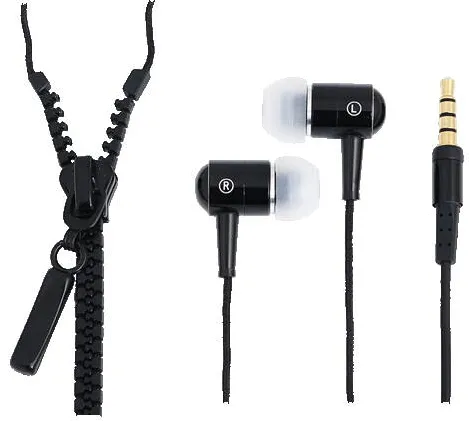Casti Bluetooth Logilink HS0021, Earphone "Zipper",with micro, 1 x3.5mm, black