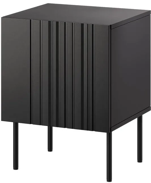 Cama MEBLE Cama Bedside table 2 pcs ISLA 44,5x40x59 black matt