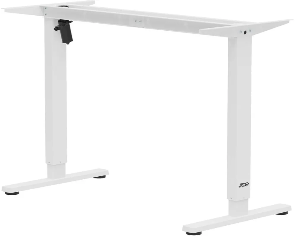ergo office Birou electric Ergo Office ER-400 W, alb, cadru reglabil 700~1120 mm, sarcina max 80 kg, reglare lina cu panou de control si memorie 3 pozitii, sistem anti-coliziune, fara blat, birou ergonomic si modern