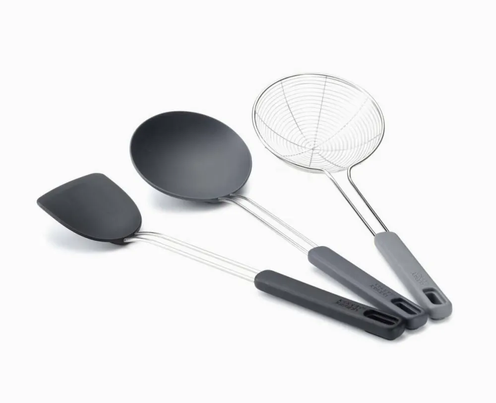JOSEPH JOSEPH Set 3 ustensile pentru wok Joseph&Joseph, inox/silicon-J10576