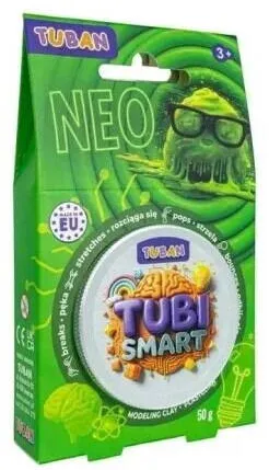 Jucarie creativa TUBAN Plastilina Tuban, neon verde, 50g