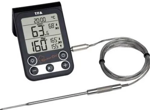 TFA Termometru gratar, TFA Dostmann GmbH, Negru
