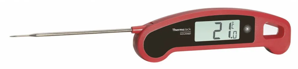 TFA Temometru de bucatarie, TFA-Dostman, Inox, 110 mm, Negru/Rosu