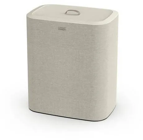 JOSEPH JOSEPH Cos de rufe, Joseph Joseph, 3 compartimente, 90l, Ecru