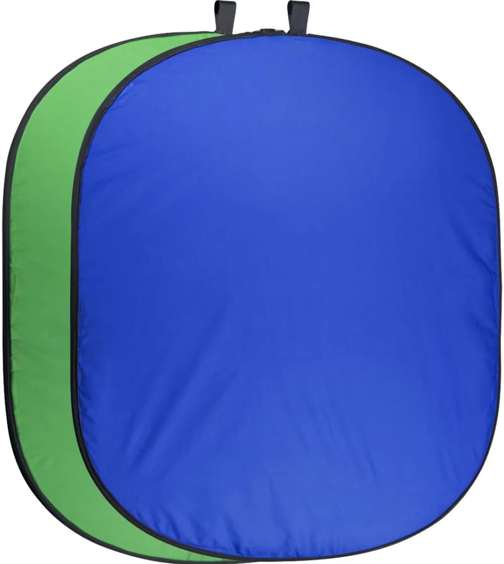 walimex Fundal pliabil Walimex verde/albastru 150x210cm, material sintetic, set transport inclus