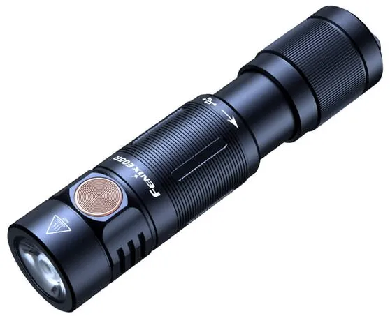 Fenix Lanterna EDC Fenix E05R, 400 lumeni, 64 metri, Black