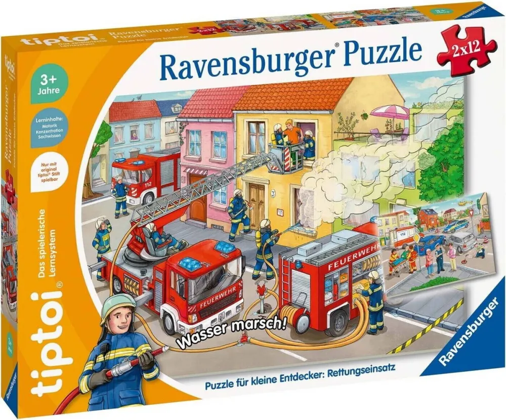 Puzzle Ravensburger Tiptoi puzzle for little explorers: rescue mission