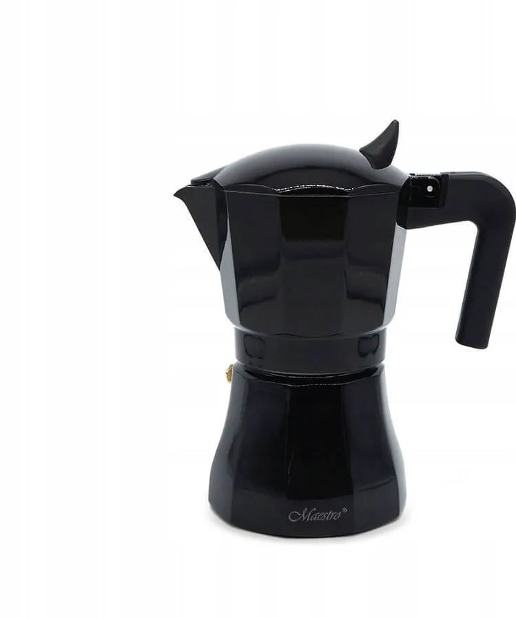 Maestro Espressoare pentru aragaz Maestro MR1658-3, 120ml, aluminiu, negru, set 1x kawiarka