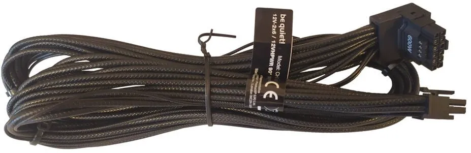 be quiet! Cablu alimentare be quiet! 12VHPWR cu conector la 90 grade, CH-7710, ATX3.0, 600W, BC073