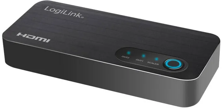Adaptor Logilink Splitter HDMI LogiLink 1x2 4K UHD, suport HDCP, HDR, CEC, 60 Hz