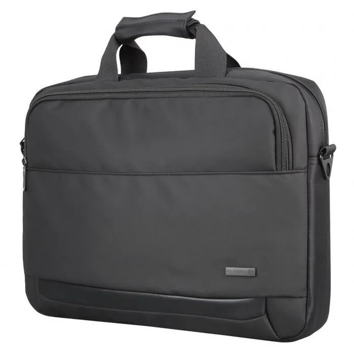 Modecom Geanta laptop, Modecom, Poliester/Piele ecologica, 15.6", Negru