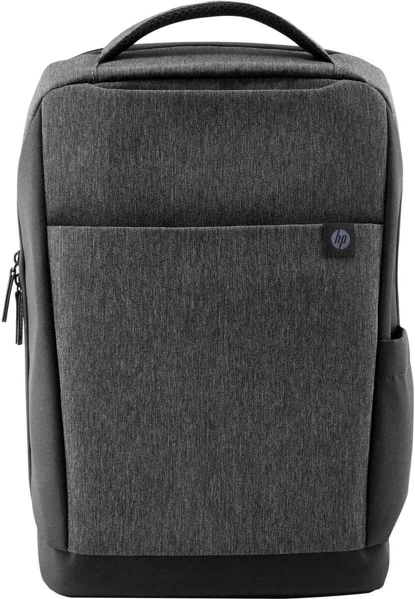HP Rucsac laptop HP Renew Travel,15.6 inch, realizat 70% din materiale reciclate, maner si bretele captusite, rezistent la apa, gri inchis