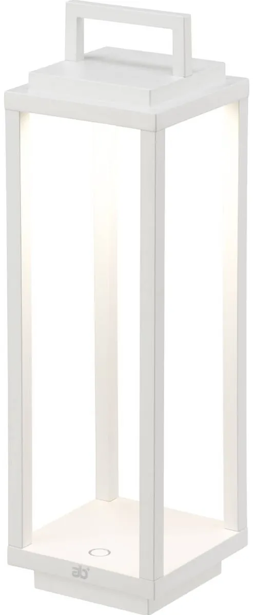 ab+ Lampa LED, AB+, IP54, 10 x 10 x 35 cm, Alb