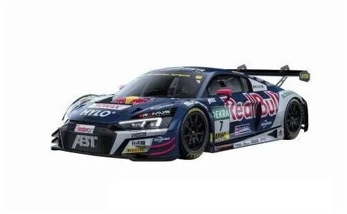 Masina Carrera Masinuta RC Carrera Red Bull Audi R8 LMS GT3, 4x4, iluminare LED, 370x220mm, set