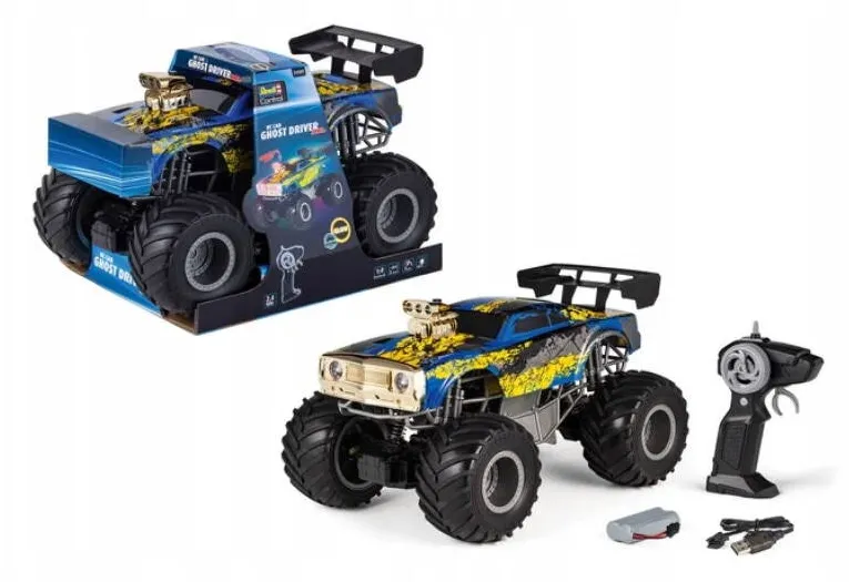 Masina Revell Masinuta RC Revell GhostDriver XXL 43 cm, 2,4 GHz, LED, acumulator USB