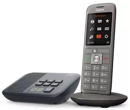 Telefon Fix Gigaset Telefon fara fir DECT Gigaset CL660 A, Hands-Free, baby monitor Negru